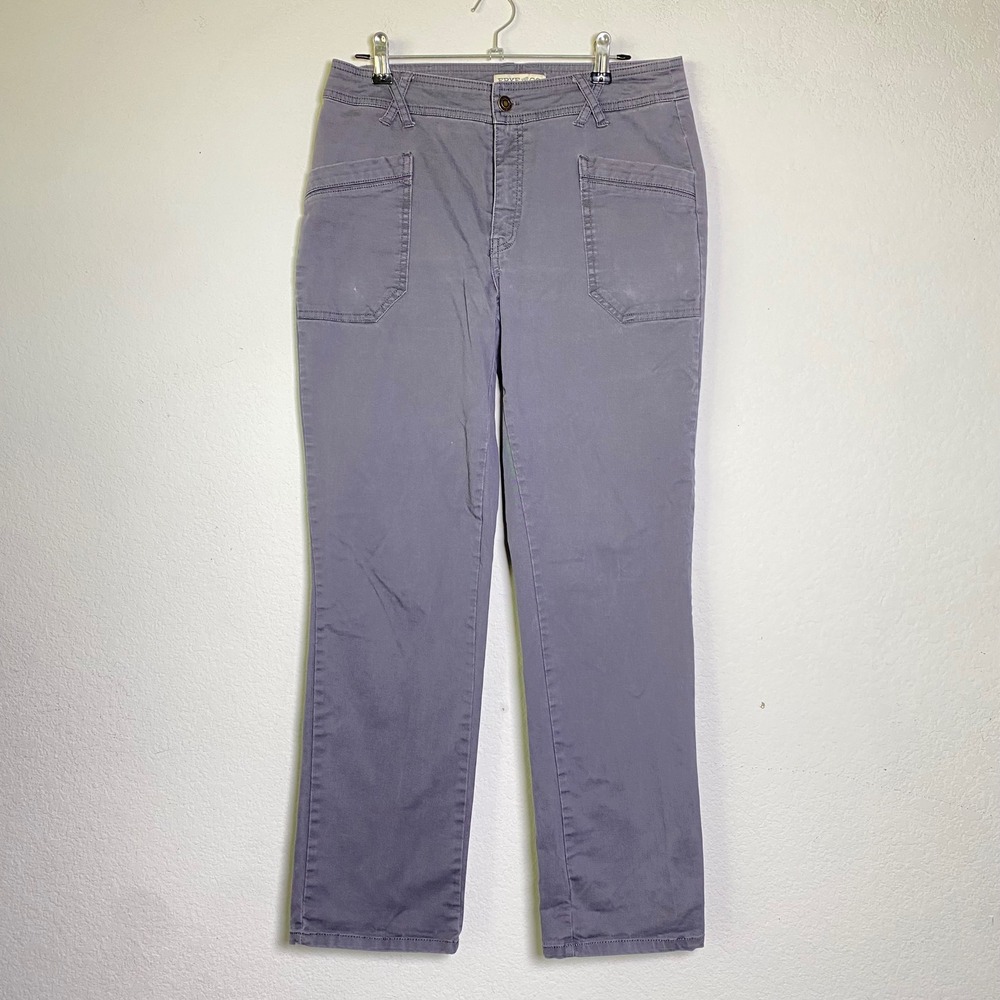 Frye and Co Womens‎ Gray Utility Straight Leg Pants Size 4 Minimalist Casual